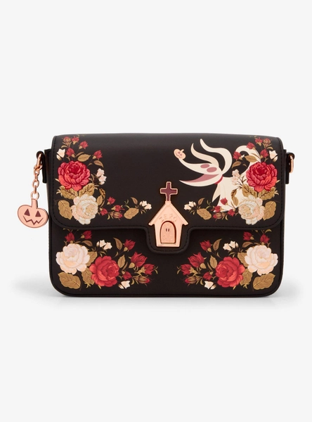 Loungefly Disney The Nightmare Before Christmas Foral Zero Crossbody Bag - BoxLunch Exclusive