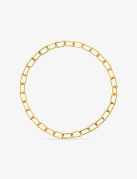 Amadeus Gia Large Link 18ct Yellow Gold-Plated Brass Necklace