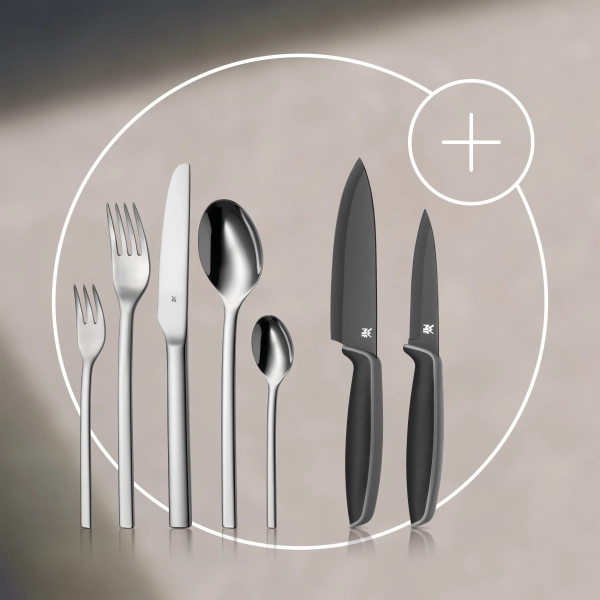 Set: Tavira Cutlery Set 60 and TOUCH Knife, 2-piece