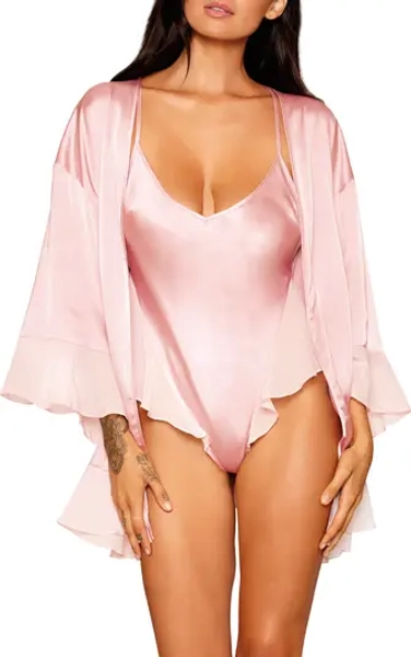 Ruffle Teddy & Robe Set