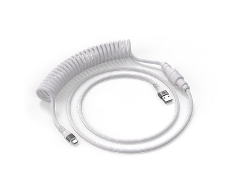 Coiled Cable: White