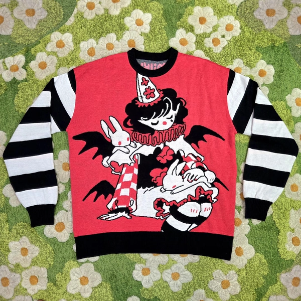 Vampire Clown Sweater - Etsy