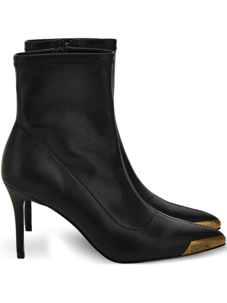 Versace Jeans Couture metallic-toe slip-on boots | 35