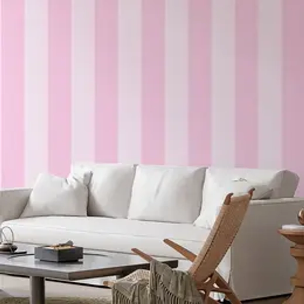 Fresh Simple Style Vertical Striped Wallpaper, PVC Self-Adhesive Peel & Stick Home Decor, Suitable for Sofa Background Wall Bedroom, Decorative Wallpaper