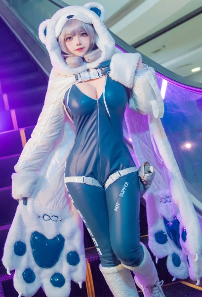 Goddess of Victory: Nikke Neve Cosplay Game V Ausschnitt Plüsch Game Cosplay Kostüm