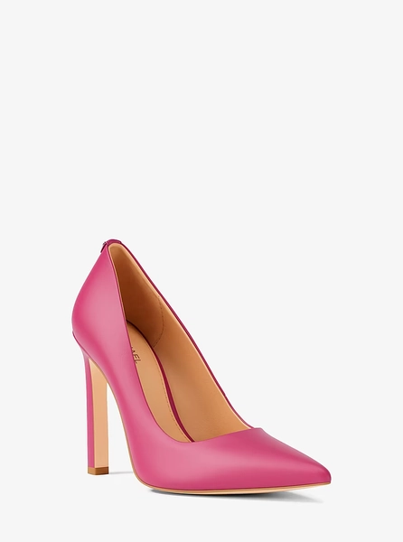 White Amara Leather Pump