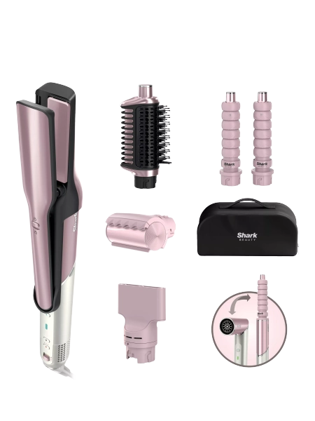 Shark GlamAir HD6051SUKPK Hair Styler, Pink