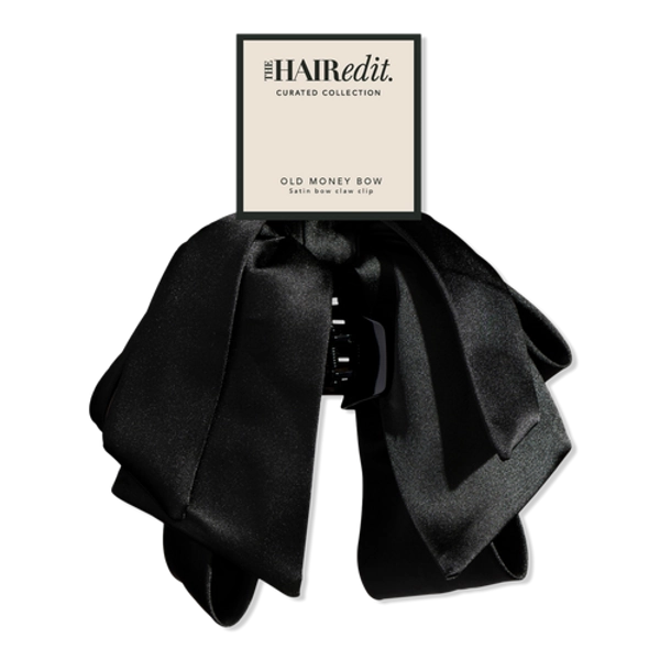 Old Money Satin Bow Claw Clip