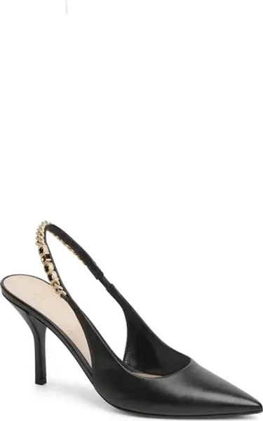 Signoria Pointed Toe Slingback Heel