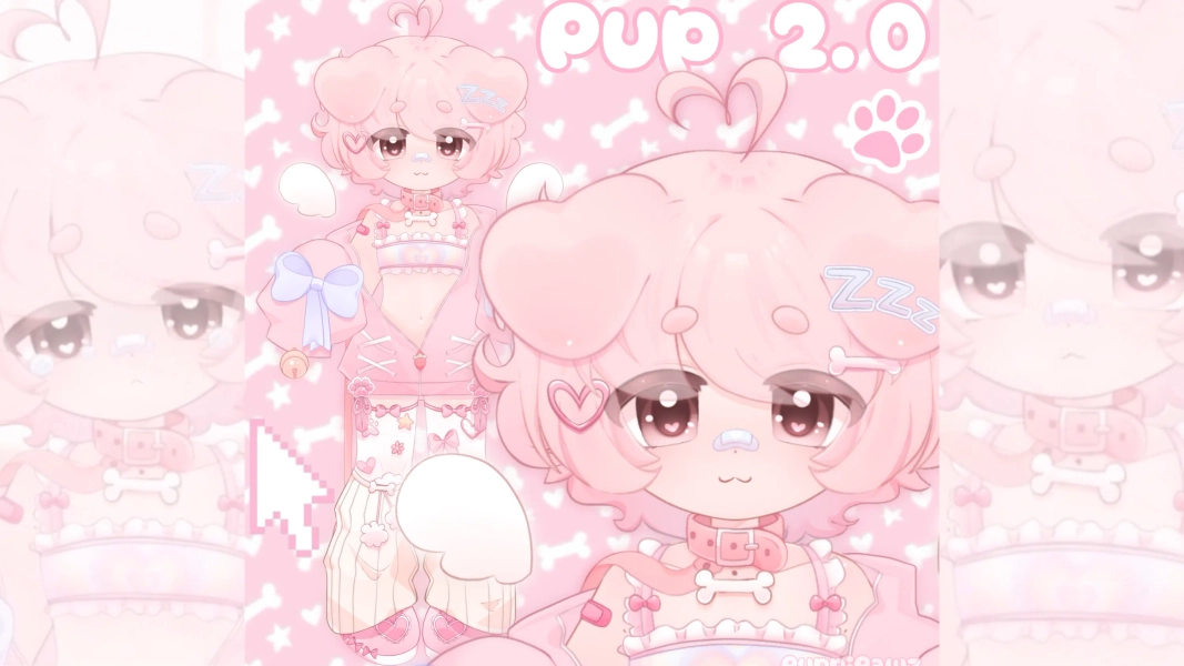 VTUBER ART + RIG (ultra puppy discount package) by puppipawz (@puppipawz)