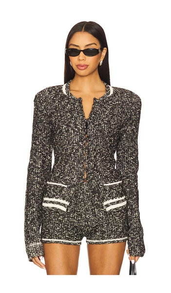 IRO Saphira Cardigan in Black. - size S