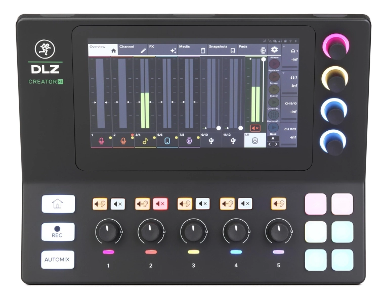 Mackie DLZ Creator XS Compact 6-channel Digital Mixer