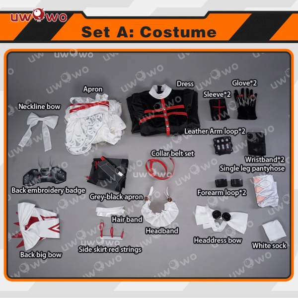 Zenless Zone Zero Rina Alexandrina Maid Cosplay Costume 