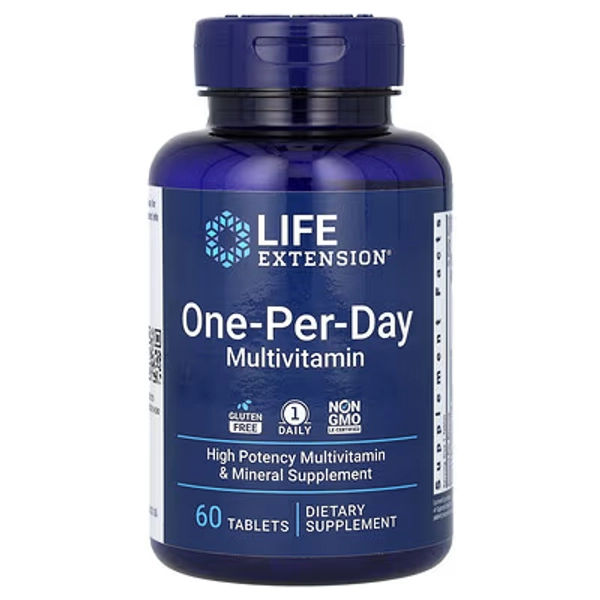 Vitamin <3 Life Extension, One-Per-Day Multivitamin, 60 Tablets