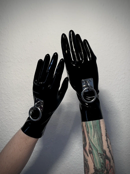 O-Ring Latex Gloves - Lust Latex