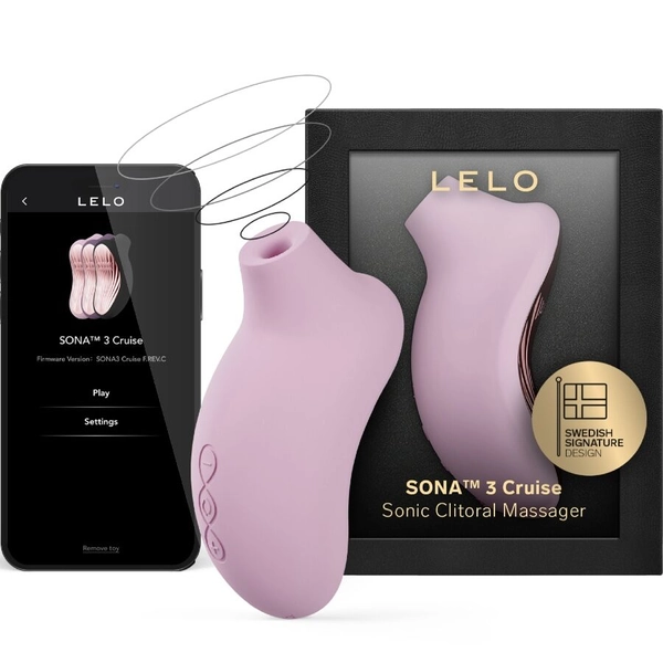 LELO - SONA 3 CRUISE SONIC CLITORAL MASSAGER BLACK - NEGRO