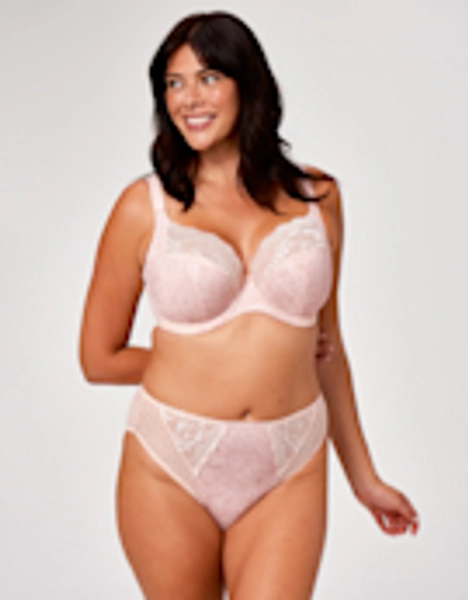 Lucie Plunge Bra in Blush Pink by Elomi