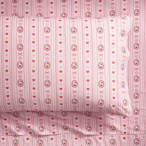 Hello Kitty® Organic Heart & Bow Sheet Set
