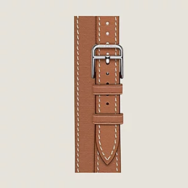 Band Apple Watch Hermès Double Tour 42 mm Attelage