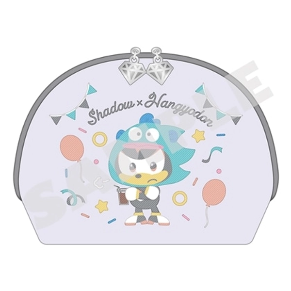 SONIC & FRIENDS×Sanrio characters ポーチ＜シャドウ×ハンギョドン＞