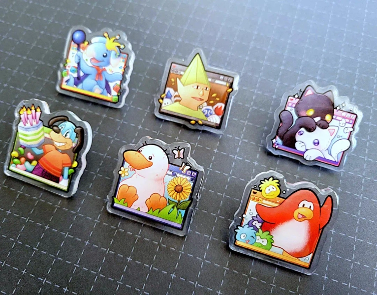 Y2K Web Browser Game Acrylic Pins - Etsy Canada