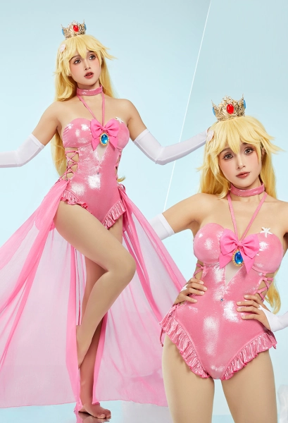 Peach One-Piece Swimsuit