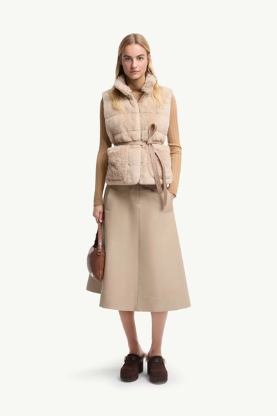 Joui Faux Fur & Teddy Down Vest Size: 00