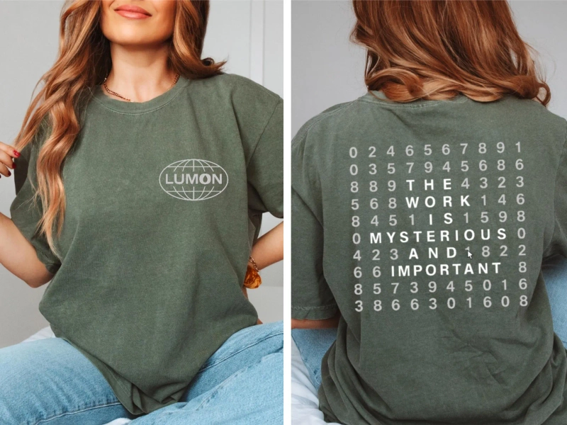 Comfort Color The Work Is Mysterious and Important T-Shirt,Severance Gift,Lumon Industries Severance T-Shirt,Gift for Fans,Lumon T-Shirt