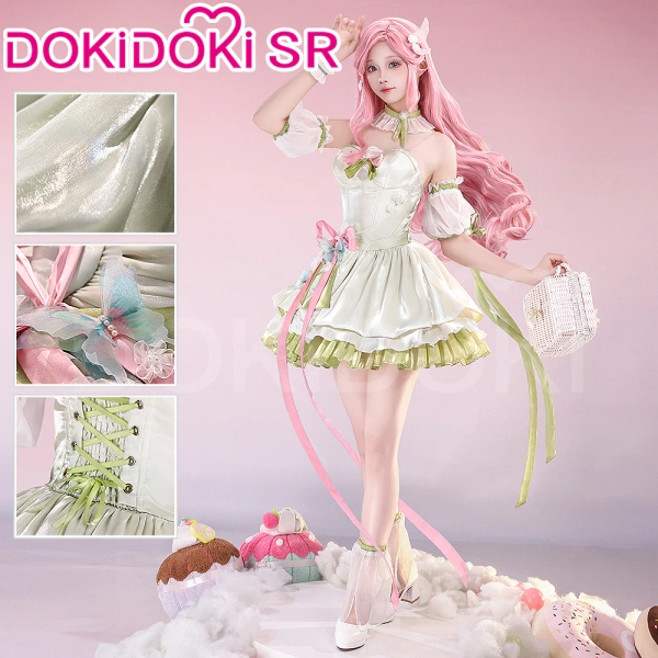 DokiDoki-SR Anime Cosplay Costume Forest Elf Doujin Dress