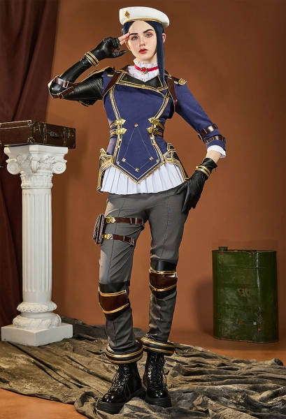 Arcane : LOL Caitlyn Kiramman Costume de Cosplay S2 prénium