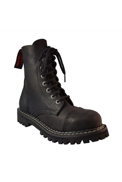 Angry Itch 8 Hole Boots Vintage Black | Abaddon Mystic Store