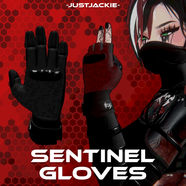 Sentinel Military Gloves (VRBase) (VRCFury Prefab)