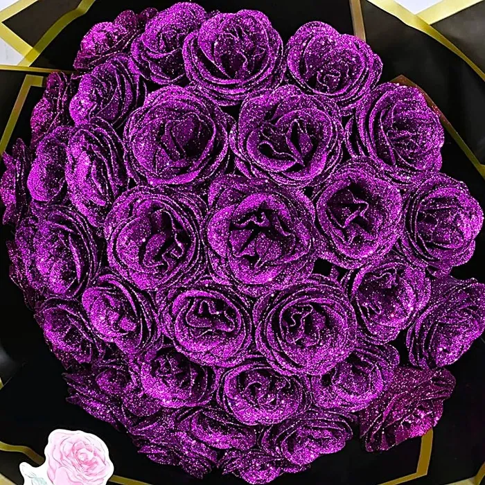 Buy B.J. a Bouquet of Purple Roses
