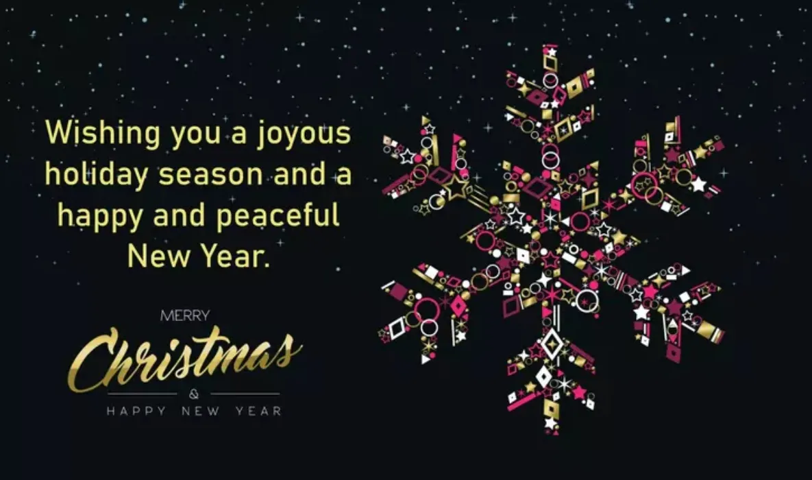 Merry Christmas and Happy New Year!