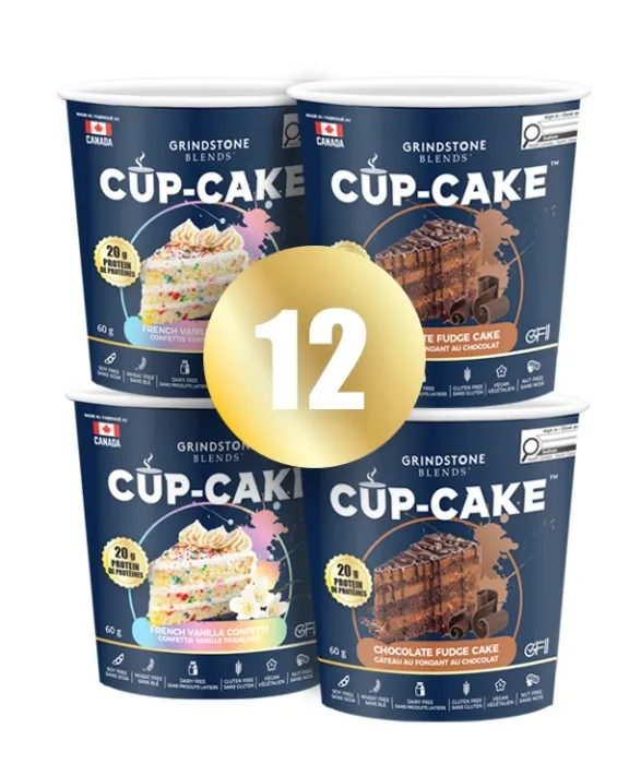 Case of 12 Protein Cakes