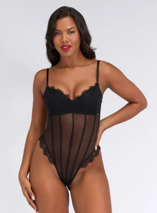 Chasity mesh bodysuit