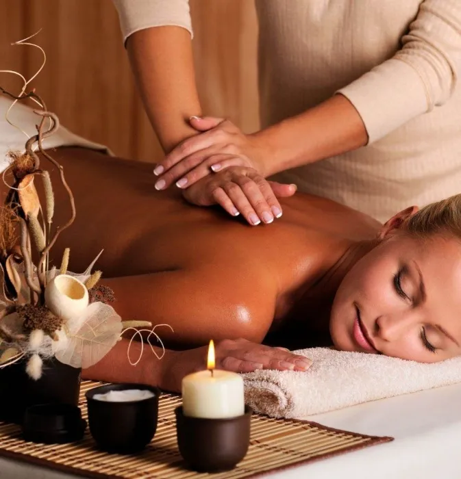 Massage session .