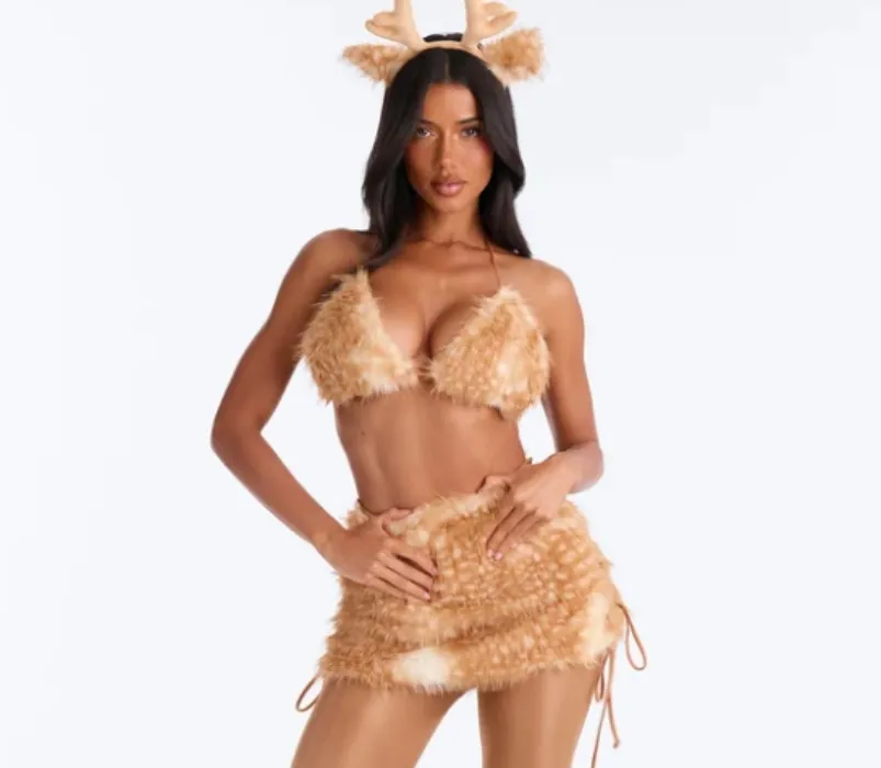 Deer Costume Set - Brown/combo