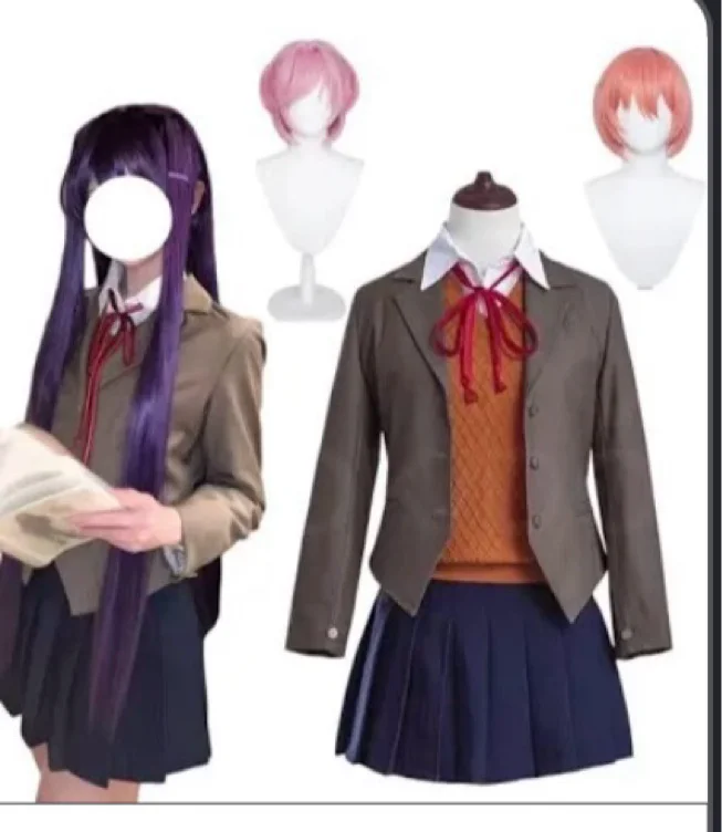 Yuri / Natsuki / Monika DDLC cosplay