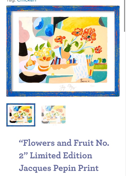 Jacques Pepin Limited Edition Print
