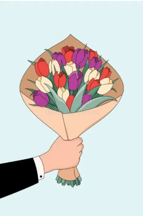 Flowers for me? 🥹💐 