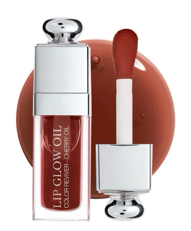 Lip Glow Oil Hydrating High-Shine Gloss - Raspberry