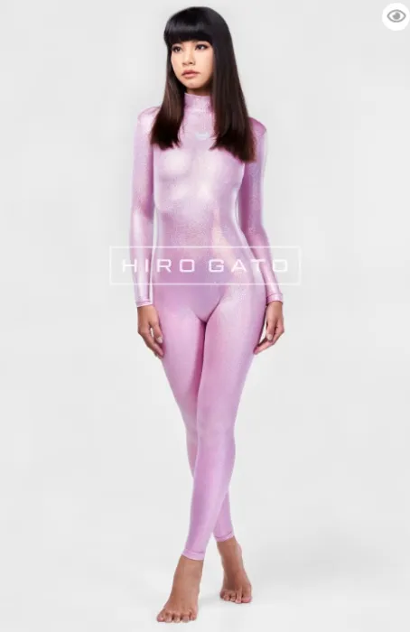 Hiro Gato Sparkle Metallic Catsuit