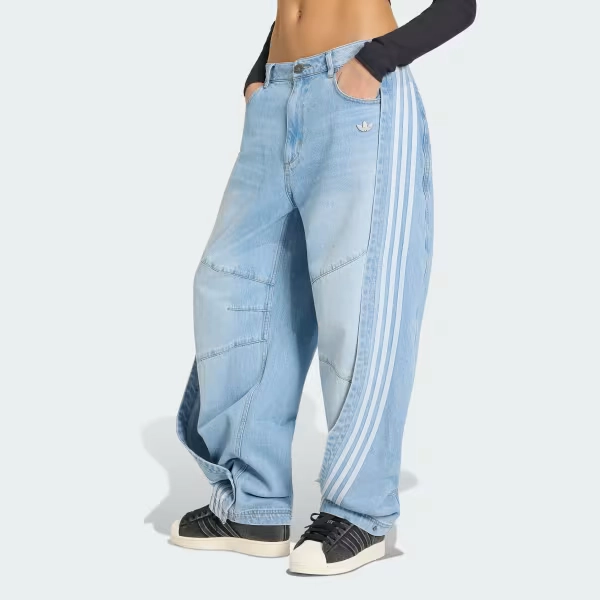 ADILENIUM 5.0 BANANA OVERLAY DENIM PANTS