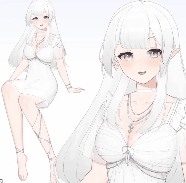 Nami Customizable Vtuber Model Female by イコ💫iko (@IKOIKO)