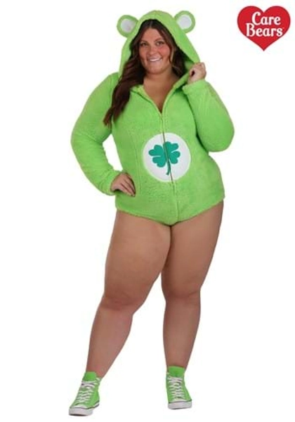 Plus Size Good Luck Bear Romper Women's Costume | Care Bears Costumes