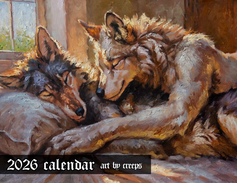 2026 Calendar — art by creeps