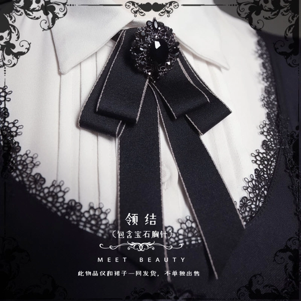 LingXi -Timeless Stripes- Vintage Classic Lolita Neckbow