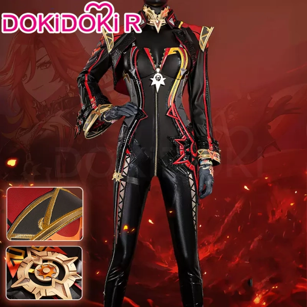 【Size XS-2XL】DokiDoki-R Game Genshin Impact Cosplay Mavuika Costume Na