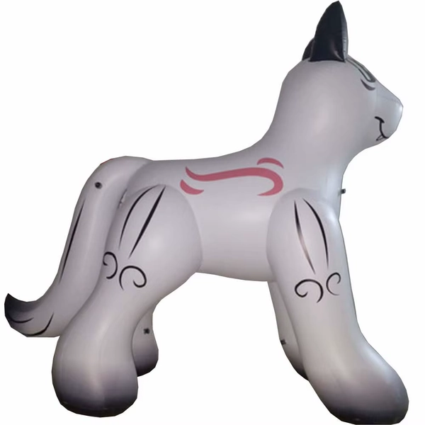Custom PVC Digital Printed Inflatable Cartoon Wolf Toy